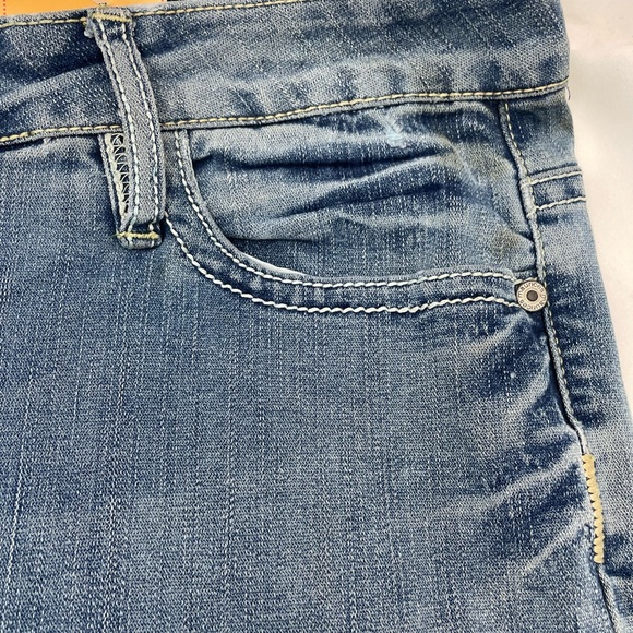 Ross Thomson Denim Jeans Blue Faded Distressed Straight NWT Men's 40 W x 29* - Picture 6 of 12